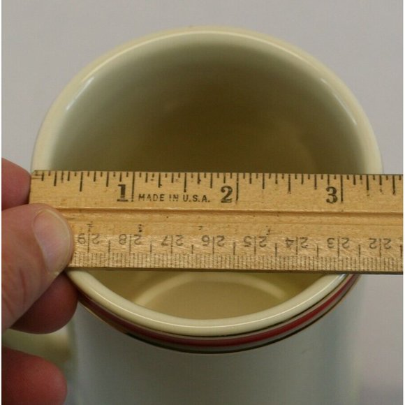 Vintage Hyalyn 620 Ceramic Stein Mug Coupe 3/4 No. 366 Auto Gold Tone Handle Rim - Picture 10 of 12